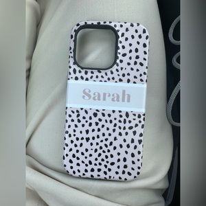 NWOT iPhone 14 PRO Phone Case Monogrammed Sarah